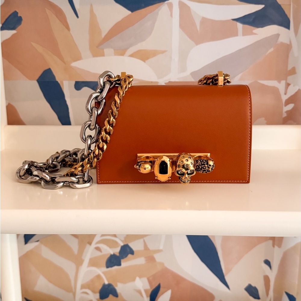 Alexander McQueen Jeweled Satchel